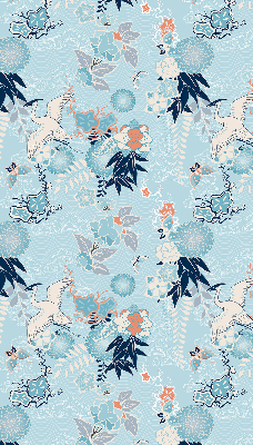 Blackout roller blind Blue nature