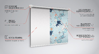 Blackout roller blind Blue nature