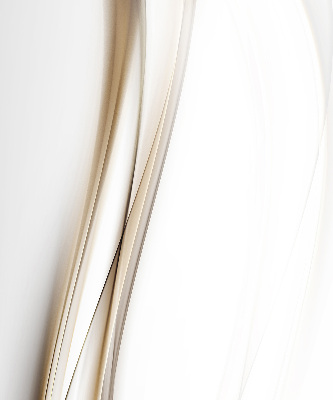Fabric roller blind for window Wave on a white background