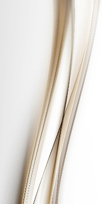Fabric roller blind for window Wave on a white background