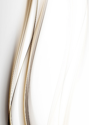 Fabric roller blind for window Wave on a white background