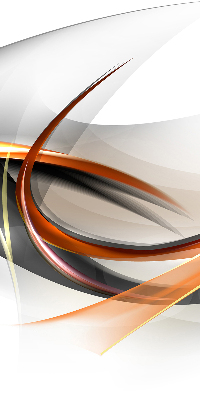 Fabric roller blind for window Orange line pattern