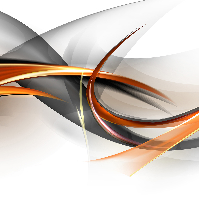 Fabric roller blind for window Orange line pattern