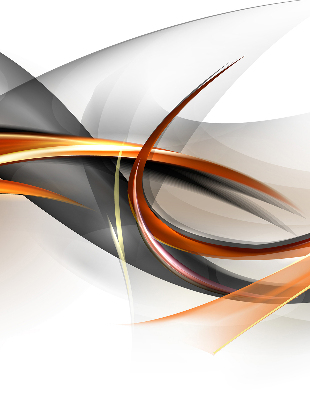 Fabric roller blind for window Orange line pattern