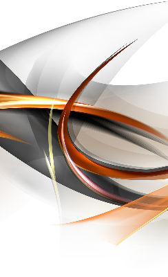Fabric roller blind for window Orange line pattern