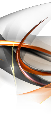 Fabric roller blind for window Orange line pattern