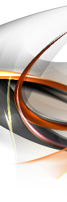 Fabric roller blind for window Orange line pattern