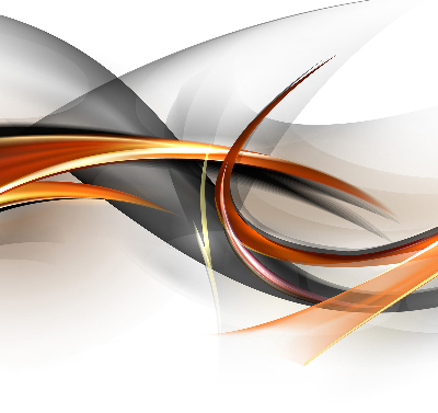 Fabric roller blind for window Orange line pattern