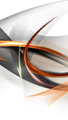 Fabric roller blind for window Orange line pattern