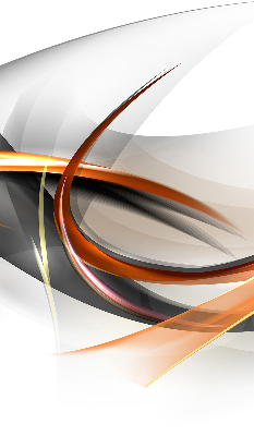 Fabric roller blind for window Orange line pattern