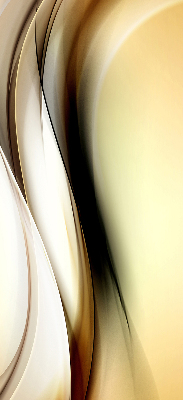 Blackout roller blind yellow abstraction design