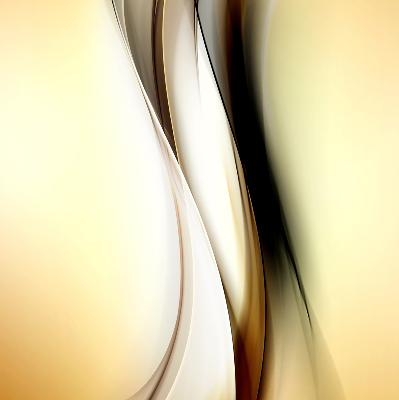 Blackout roller blind Yellow abstraction