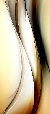 Blackout roller blind Yellow abstraction
