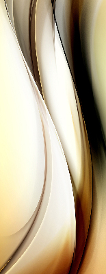 Blackout roller blind Yellow abstraction