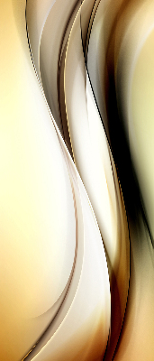 Blackout roller blind Yellow abstraction