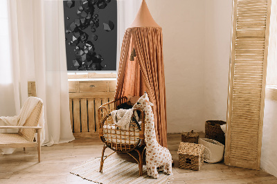 Fabric roller blind for window Falling lumps