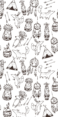 Blackout roller blind Drawn pictures