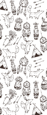 Blackout roller blind Drawn pictures