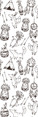 Blackout roller blind Drawn pictures