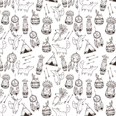 Blackout roller blind Drawn pictures