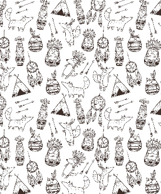 Blackout roller blind Drawn pictures