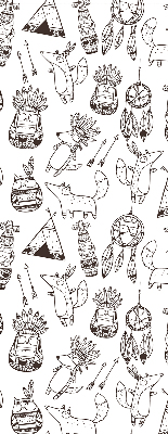 Blackout roller blind Drawn pictures