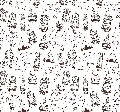 Blackout roller blind Drawn pictures