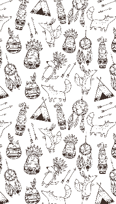 Blackout roller blind Drawn pictures
