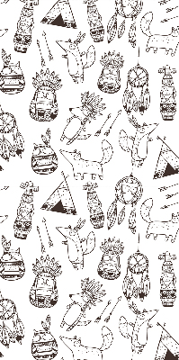 Blackout roller blind Drawn pictures