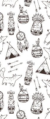 Blackout roller blind Drawn pictures