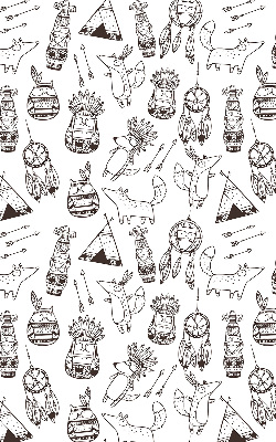 Blackout roller blind Drawn pictures