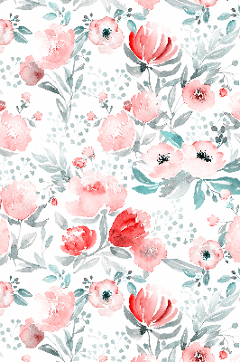 Blackout roller blind for window Pink poppy