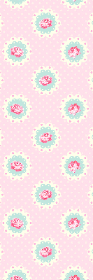 Blackout roller blind Roses