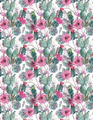 Blackout roller blind for window Cactus flower