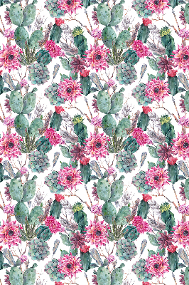 Blackout roller blind cactus flower print