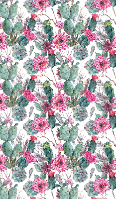 Blackout roller blind for window Cactus flower