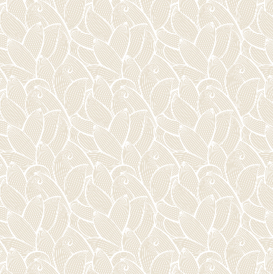 Blackout roller blind with a leaves pattern