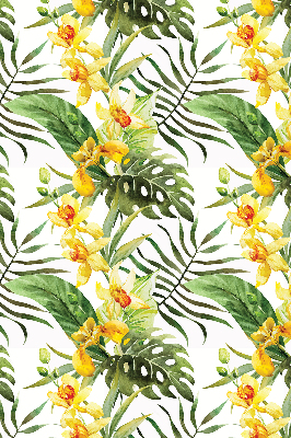Blackout roller blind Yellow flower