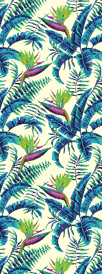 Blackout roller blind Tropical plants
