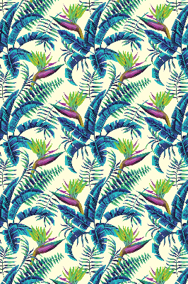 Blackout roller blind Tropical plants