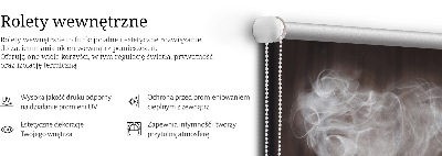 Blackout roller blind for window A cup of coffee