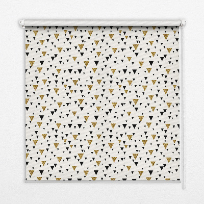 Fabric roller blind for window Triangles