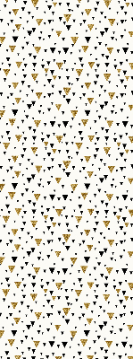 Fabric roller blind for window Triangles
