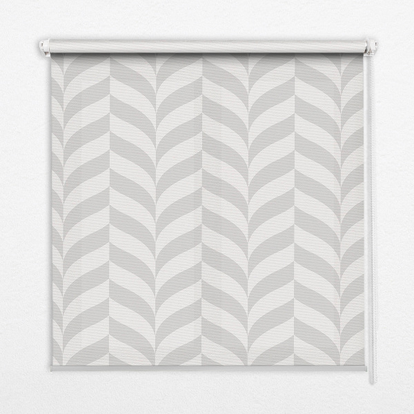 Blackout roller blind Gray herringbone