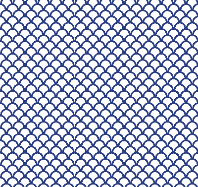 Blackout roller blind for window Blue scales