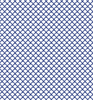 Blackout roller blind for window Blue scales