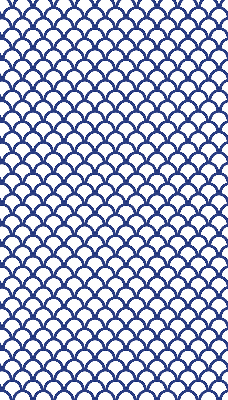 Blackout roller blind for window Blue scales
