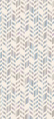 Fabric roller blind for window Striped fir
