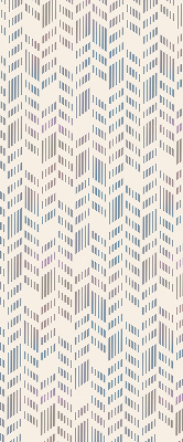 Fabric roller blind for window Striped fir