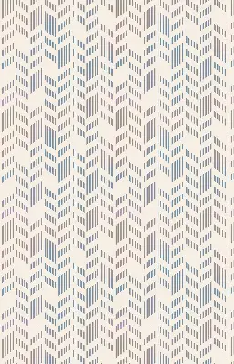 Fabric roller blind striped fir pattern
